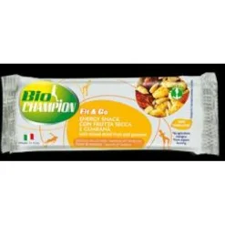 Biochampion Fit&Go Barretta Energetica Frutta Secca/Guarana'30 G Dolci E Merende