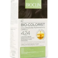 Bioclin Bio-Colorist 4.24 Castano Beige Rame Tintura Naturale Capelli Tinte