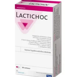 Biocure Lactichoc Integratore Flora Batterica Intestinale 20 Capsule Fermenti Lattici