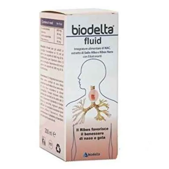 Biodelta Fluid Integratore 200 Ml Raffreddore