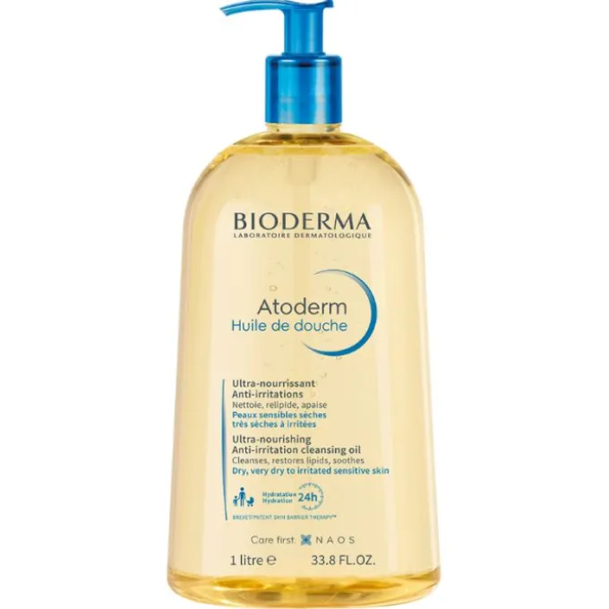 Bioderma Atoderm Olio Doccia Ultra-Nutriente Pelle Secca 1 L Detersione Pelle Normale