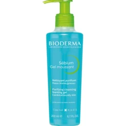 Bioderma Sebium Gel Moussant Detergente Purificante 200 Ml