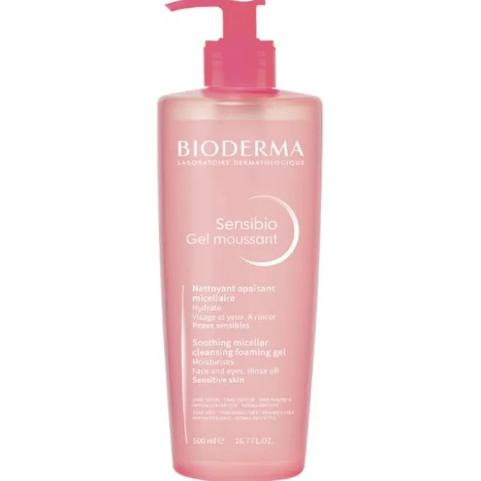 Bioderma Sensibio Gel Moussant Detergente Micellare Lenitivo 500 Ml Detersione Pelle Secca