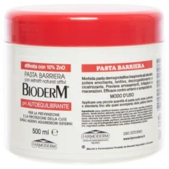Bioderm Pasta Barriera Con Zinco Vaso 500Ml