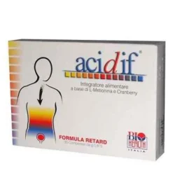 Biohealth Acidif Retard Integratore Per Apparato Urinario Mirtillo Rosso 30 Compresse