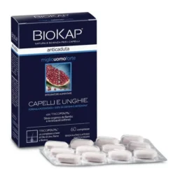 Biokap Anticaduta Miglio Uomo Forte Con Tricofoltil 60 Compresse Integratori Anticaduta