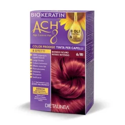 Biokeratin Ach8 Tinta Per Capelli Biondo Scuro Rosso Intenso 6/Ri