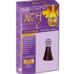 Biokeratin Ach8 Tinta Per Capelli Castano Chiaro Dorato 5/D