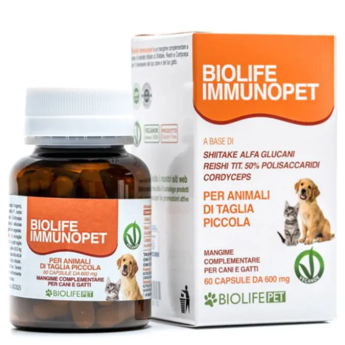 Biolife Immunopet 60 Capsule Integratori Per Animali