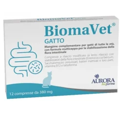 Biomavet Gatto Mangime Complementare Multiceppo In Compresse A Rilascio Modificato 12 Compresse Da 3