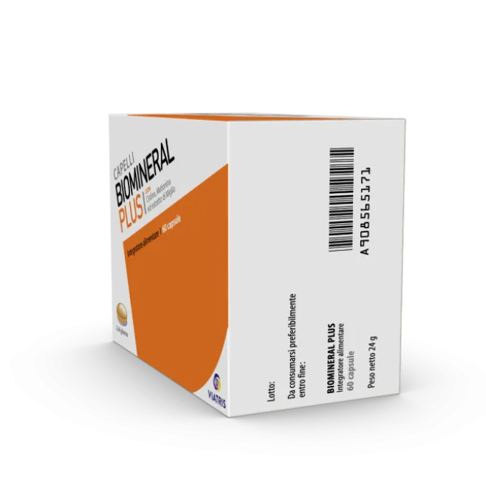 Biomineral Plus Integratore Anticaduta Capelli 60 Capsule Integratori Anticaduta