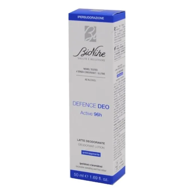 Bionike Defence Deo Active Latte Antitraspirante 50 Ml Ipersudorazione