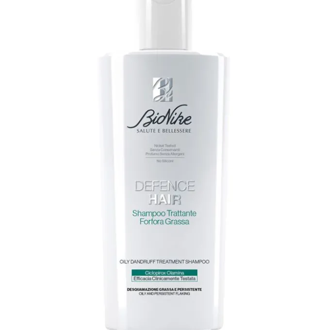 BIONIKE DEFENCE HAIR SHAMPOO TRATTANTE FORFORA GRASSA FLACONE 200 ML CON CICLOPIROX OLAMINA SENZA SILICONI, SENZA CONSERVANTI, SENZA ALLERGENI NICKEL TESTED