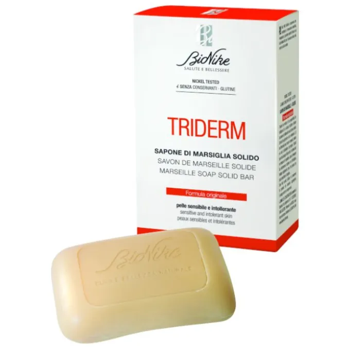 Bionike Triderm Sapone Di Marsiglia Solido Saponetta 100 G Detersione Pelle Secca