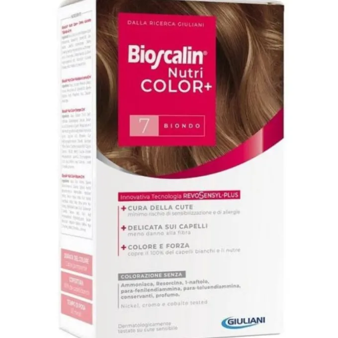 Bioscalin Nutri Color Plus 7 Biondo Trattamento Colorante Tinte