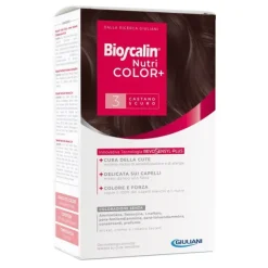 Bioscalin Nutri Color Plus 3 Castano Scuro Trattamento Colorante Tinte
