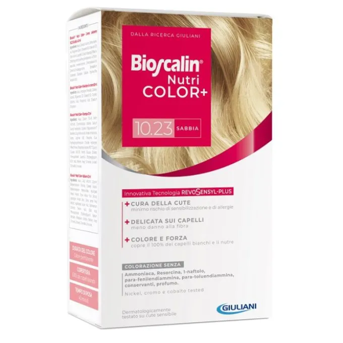 Bioscalin Nutri Color Plus 10.23 Sabbia Trattamento Colorante Tinte