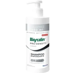 BIOSCALIN PRO DENSITY UOMO SHAMPOO RINFORZANTE 400 ML (MAXI FORMATO) SENZA SLS/SLES E PARABENI