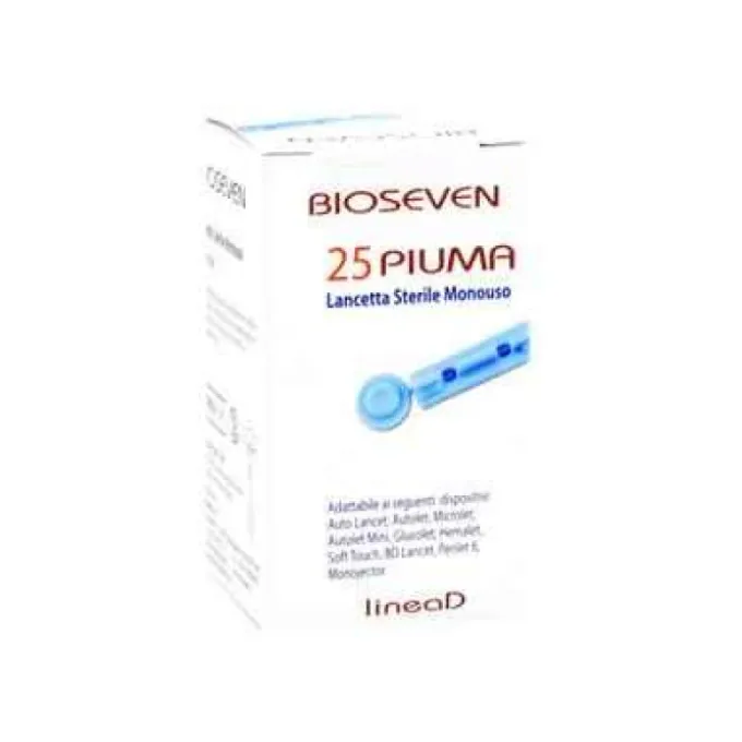 Bioseven Lancette Pungidito Linea D Piuma Gauge 33 25 Pezzi