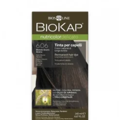 Bios Line Biokap Nutricolor Delicato Rapid Tinta 6,06 Biondo Scuro Avana 135 Ml
