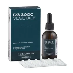 Biosline Principium D3 2000 Vegetale 60 Compresse Salute Delle Ossa