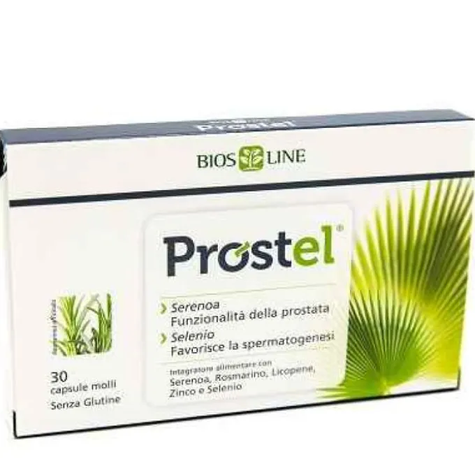 Bios Line Prostel Integratore 30 Capsule Salute Intima Uomo
