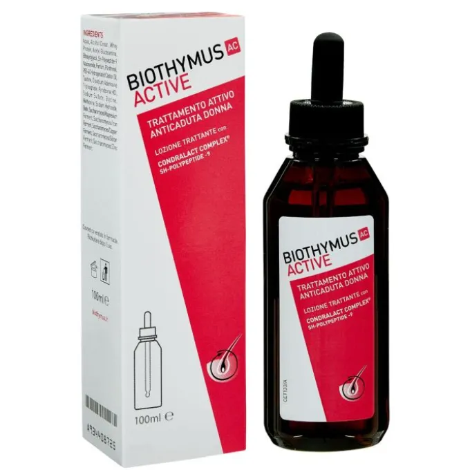 Biothymus Ac Active Lozione Donna Anticaduta 100 Ml Forfora Grassa