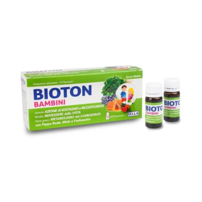 Bioton Bambini Nuovo Integratore 14 Flaconcini