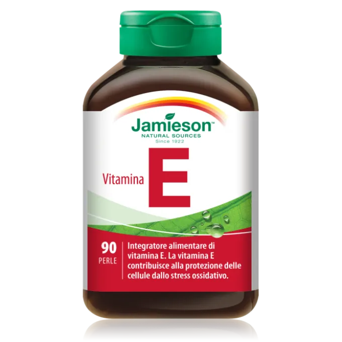 Biovita Jamieson Vitamina E 90 Perle Salute Della Pelle Ed Anti-Invecchiamento