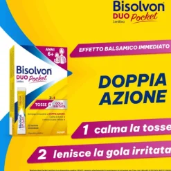 Bisolvon Duo Pocket Lenitivo New 12 Bustine Tosse Mista