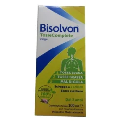 Bisolvon Tosse Complete Sciroppo 100 Ml Senza Zucchero Senzaglutine Senza Lattosio