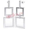 BJT334 ORECCHINI BRENDA 39 MM STAINLESS STEEL - ACCESSORIO DI GIOIELLERIA