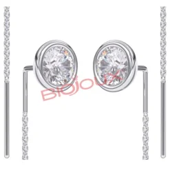 Bjt331 Orecchini Gwenda Swarovski Stainless Steel