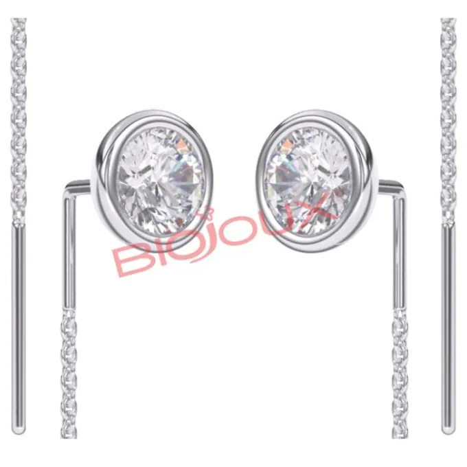 Bjt331 Orecchini Gwenda Swarovski Stainless Steel