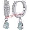 BJT318 ORECCHINI INES AQUA - ACCIAIO INOSSIDABILE - ACCESSORIO