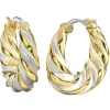BJT364 ORECCHINO ALARA WHITE GOLD PLATED