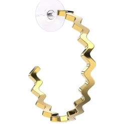 BJT351 ORECCHINO IN ACCIAIO PLACCATO ORO PANAY GP - ACCESSORIO DI BELLEZZA