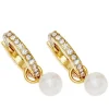 BJT268 ORECCHINO 5TH AVENUE 14 MM PLACCATO ORO