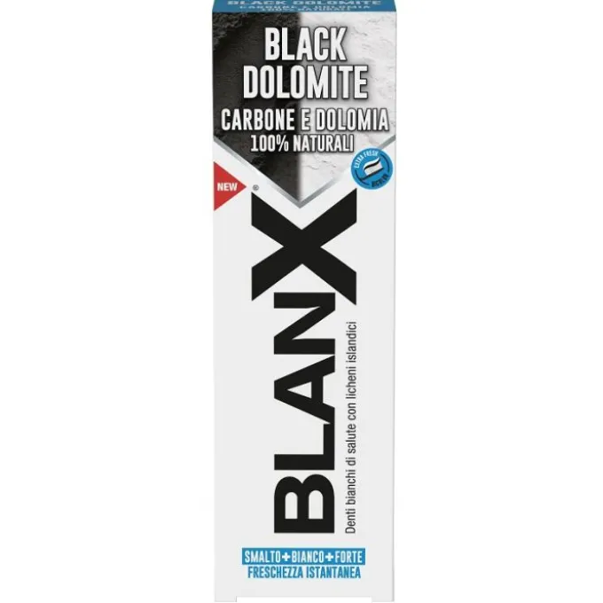 Blanx Black Dolomite Dentifricio Sbiancante Con Carbone E Dolomia 75 Ml Sbiancanti