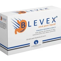Blevex 20 Stick Pack Liquidi Da 15 Ml - Integratore Alimentare Reflusso