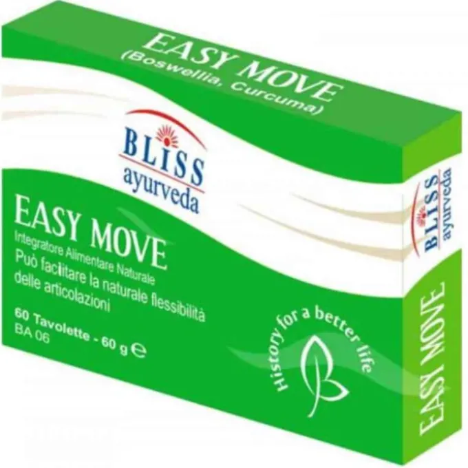 Bliss Ayurveda Italy Easy Move 60 Compresse Salute Delle Articolazioni