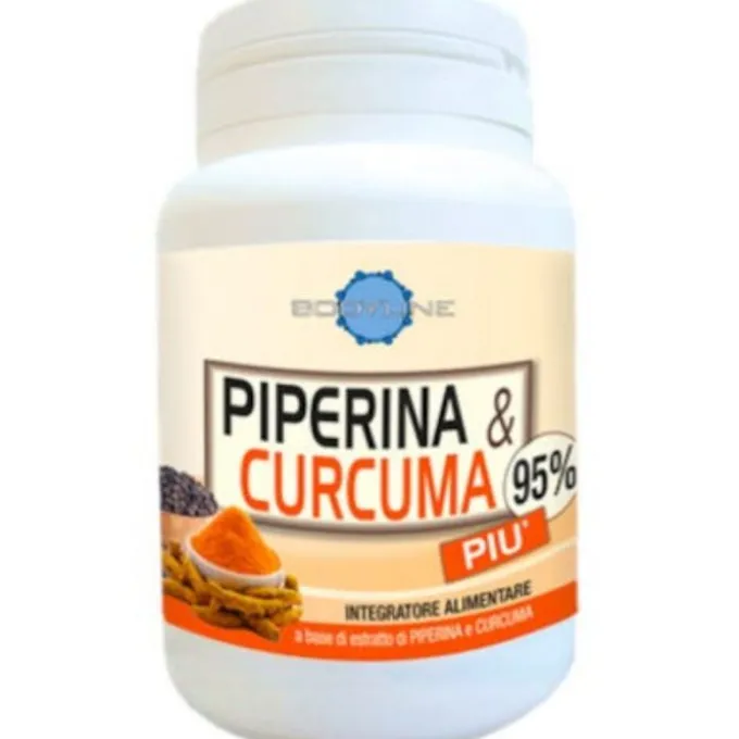 Bodyline Piperina/Curcuma Più 60 Capsule Controllo Della Fame E Del Metabolismo