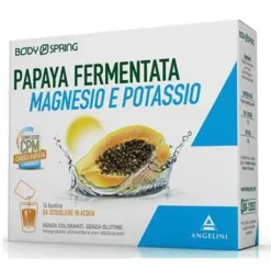 Body Spring Energya Papaya Magnesio E Potassio Integratore Sali Minerali 14 Bustine