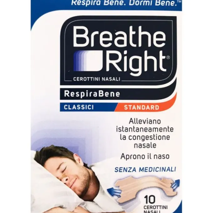 Breath Right Cerotti Nasali Classici 10 Pezzi