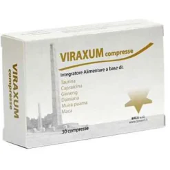 Brea Viraxum Integtratore Tonificante Energizzante 30 Compresse Integratori Fertilita E Libido