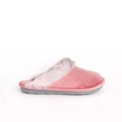 BRIENNE PANTOFOLE DONNA MICROFIBRA ROSA MISURA 37 - ACCESSORIO PER IL BENESSERE