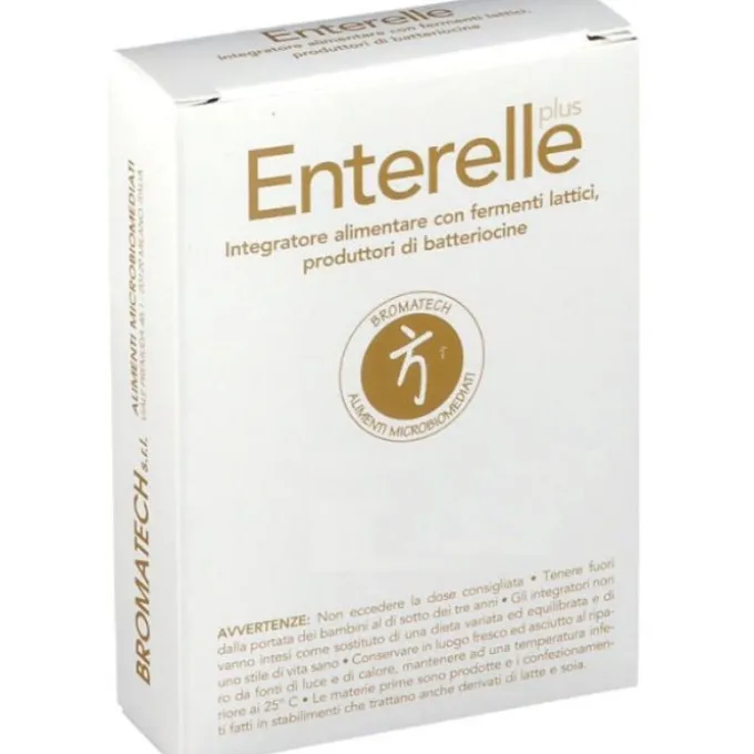 Bromatech Enterelle Plus Integratore Di Fermenti Lattici 24 Capsule