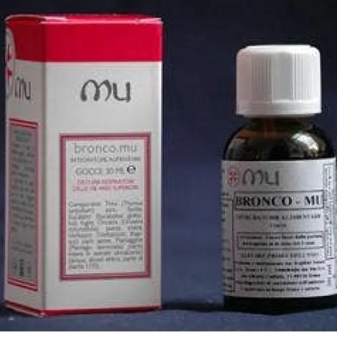 Bronco Mu Gocce Integratore 30 Ml Tosse Grassa Sciroppi