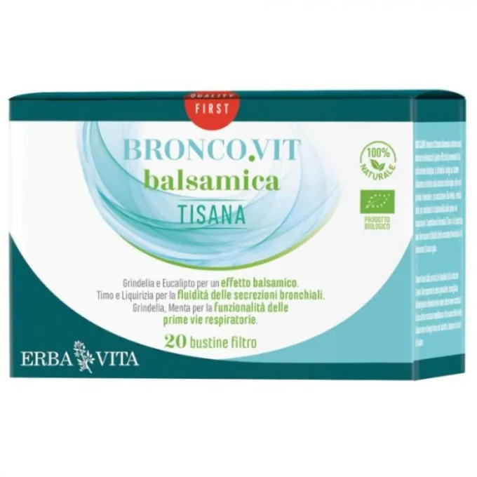 Broncovit Tisana Balsamica 12 Bustine Tosse Grassa Sciroppi