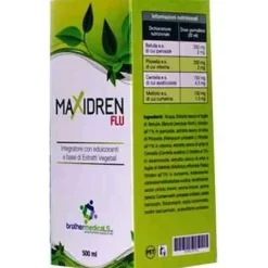 Brothermedicals Maxidren Flu Integratore Drenante 500 Ml Ritenzione Idrica